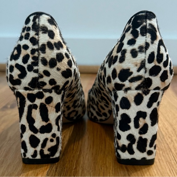 NEW Marc Fisher Zala Leopard Pointed Toe Block Heel Pumps | Size 6 | NWOT - Picture 4 of 8